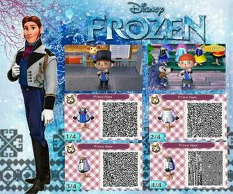 Animal Crossing Nl Qr Code Hans From Frozen By Rasberry Jam Heaven