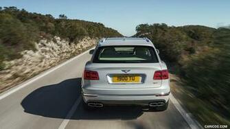 Bentley Bentayga Plug In Hybrid Rear HD Wallpaper