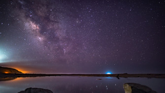 Stars Starry Sky Night Purple 4k Wallpaper