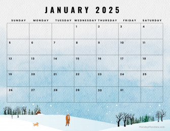 January Calendar Wallpaper Picture