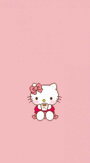 Hello Kitty Wallpaper Pink Walpaper
