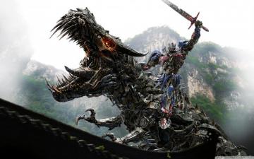 Transformers Optimus Prime Vs Dinobot Ultra HD Desktop