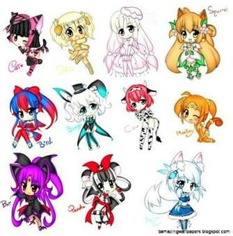 Cute Anime Animal People Characters Amazing Wallpaper