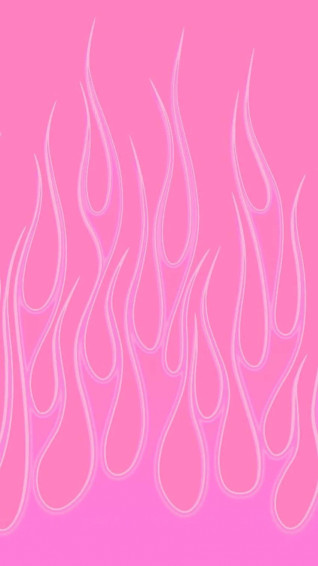 Bubbly Pink Flames Wallpaper