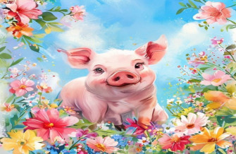 Cute Pig Wallpaper