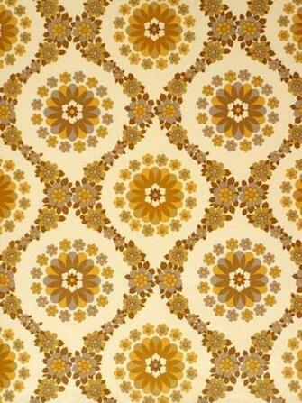 Retro Vinyl Behang Wallpaper Vintage