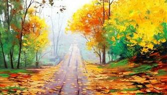 Abstract Painting Nature Wallpaper