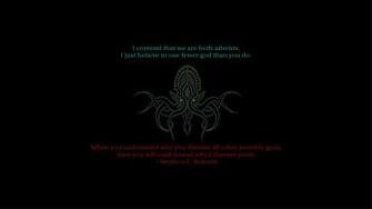 Quotes Cthulhu Wallpaper Religion Atheism