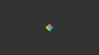 Wallpaper Minimalist Cube Bright Background Full