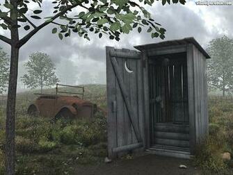 Dunny Biffy Kybo Thunderbox Old Car Rust Storm Cloud 3d Wallpaper