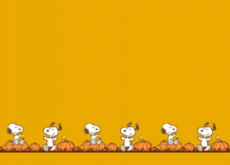 Snoopy Thanksgiving Wallpaper