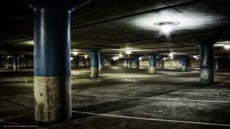 Wallpaper Empty Underground Garage Desktop