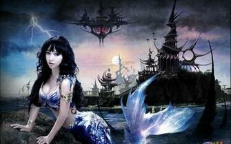 Mermaid Computer Wallpaper Desktop Background