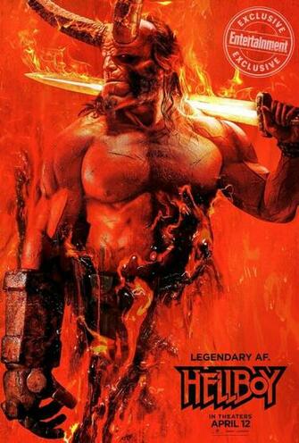 First Poster For Hellboy Reboot Is Fire Mxdwn Movies