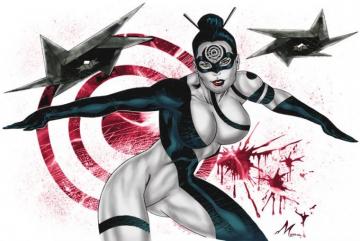 Lady Bullseye Art Marcelo Mueller Color Mich974 Silver