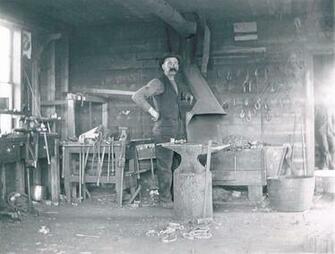 Description Of The Blacksmith Shop At Reynolds Bros Mill And