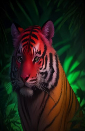 Neon Animal Wallpaper