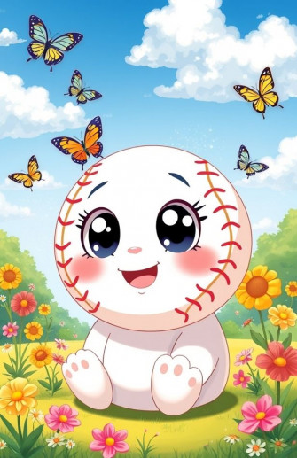 Cute Softball Wallpaper