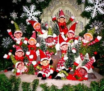 Christmas Desktop Wallpaper Elves