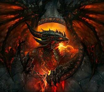 Fire Dragon Phone Wallpaper