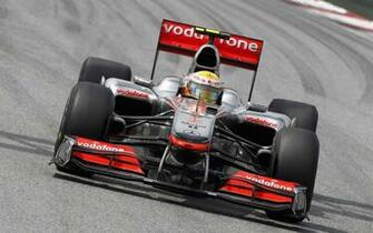 Mclaren Formula On The Track Widescreen Wallpaper
