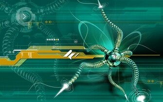 Metal Bacteria Wallpaper