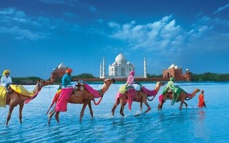 Taj Mahal India Desktop Background New HD Wallpaper