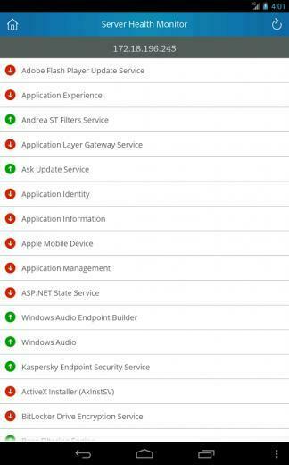 Server Health Monitor Screenshot