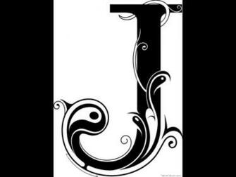 Letter J Wallpaper Design Tattoo