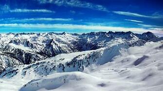 Snowy Mountains Desktop Wallpaper Net