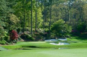 Augusta National Golf Club Hole Golden Bell Photograph
