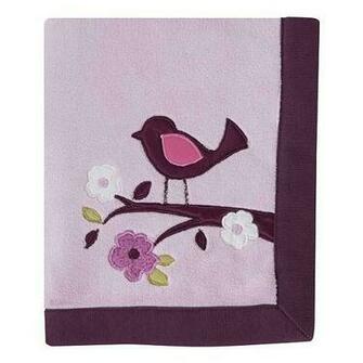 Home Lambs And Ivy Plumberry Collection Blanket