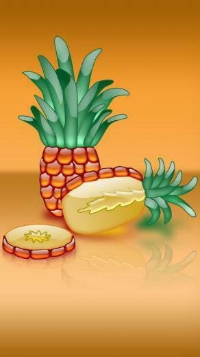 Crystal Pineapple iPhone Wallpaper Background And