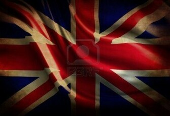 Worn British Flag HD Wallpaper Background