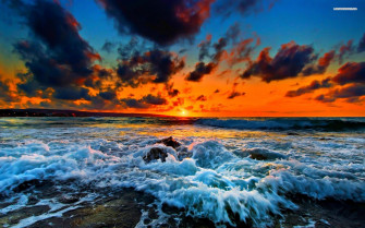 Beach Waves Wallpaper For Desktop