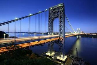 George Washington Bridge Background By Pat Mouhan