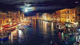 Venice At Night Wallpaper World