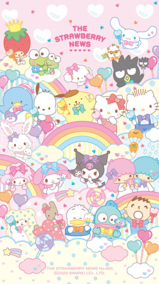 Be Positive Sanrio Wallpaper