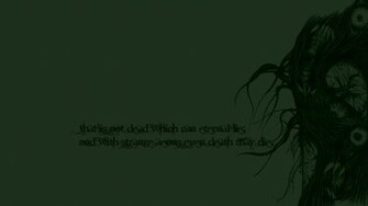 Cthulhu Hp Lovecraft HD Wallpaper