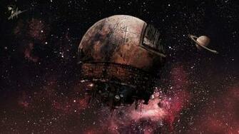 Death Star In The Solar System Wallpaper And Image Space Ship