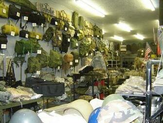 Army Surplus Store Widescreen Wallpaper