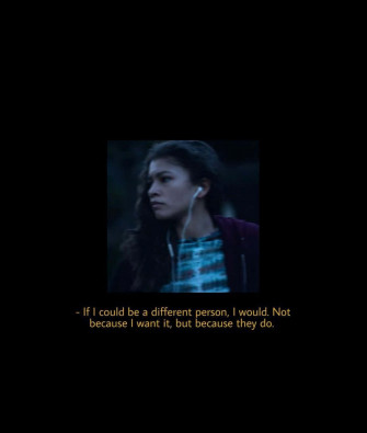 Euphoria Hbo iPhone With An Emotional Quote Wallpaper