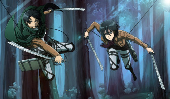 Anime Levi Ackerman Mikasa 1080p Attack On Titan Shingeki Wallpaper