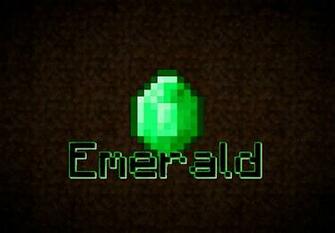 Minecraft Emerald Wallpaper The