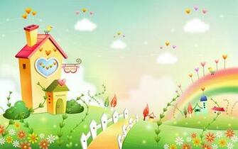 Cartoon Fantasy Scenery Wallpaper Anime V3