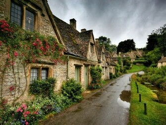 Nature Rain Wallpaper Flowers Old