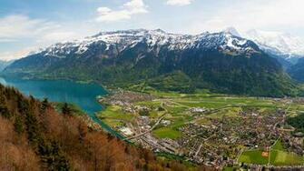 Interlaken Switzerland Oc Wallpaper
