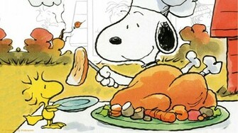 Snoopy Turkey Wallpaper Desktop