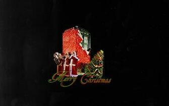 Hovercarracer Dr Who Christmas Wallpaper