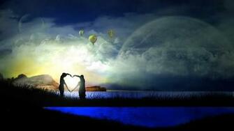 Selected Resoloution Wallpaper Love Couple Night Romantic